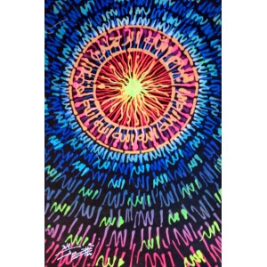 Nisar Ahmed, 12 x 18 Inch, Acrylic On Canvas, Calligraphy Painting, AC-NA-071